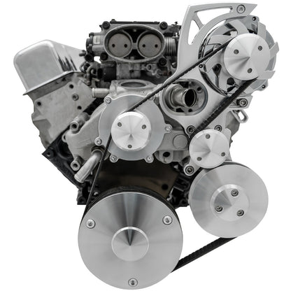 Chevy LT1 Gen II Serpentine Conversion - High Mount - PS & ALT - GMT2