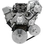 Chevy LT1 Gen II Serpentine Conversion - High Mount - PS & ALT - GMT2 - Chrome