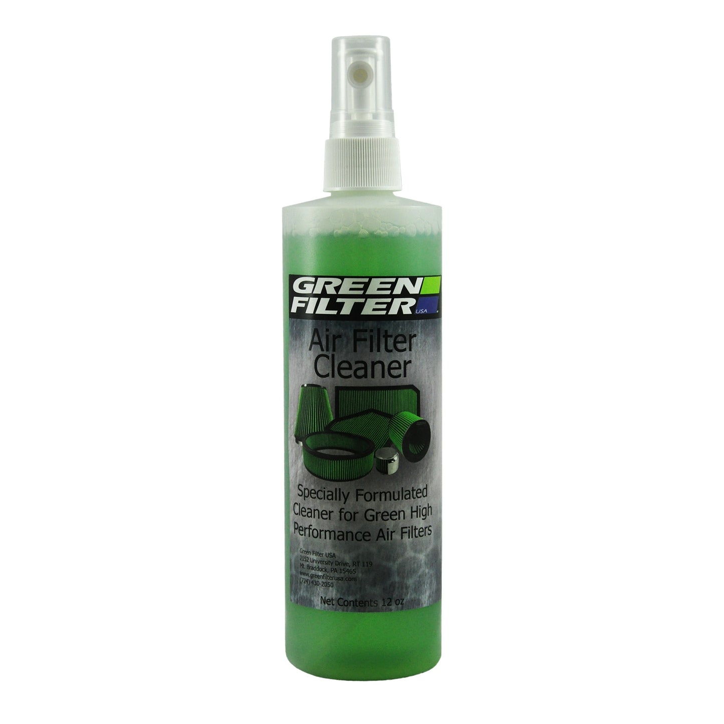 Green Filter USA - Air Filter Cleaner - 12 Oz. - 2100