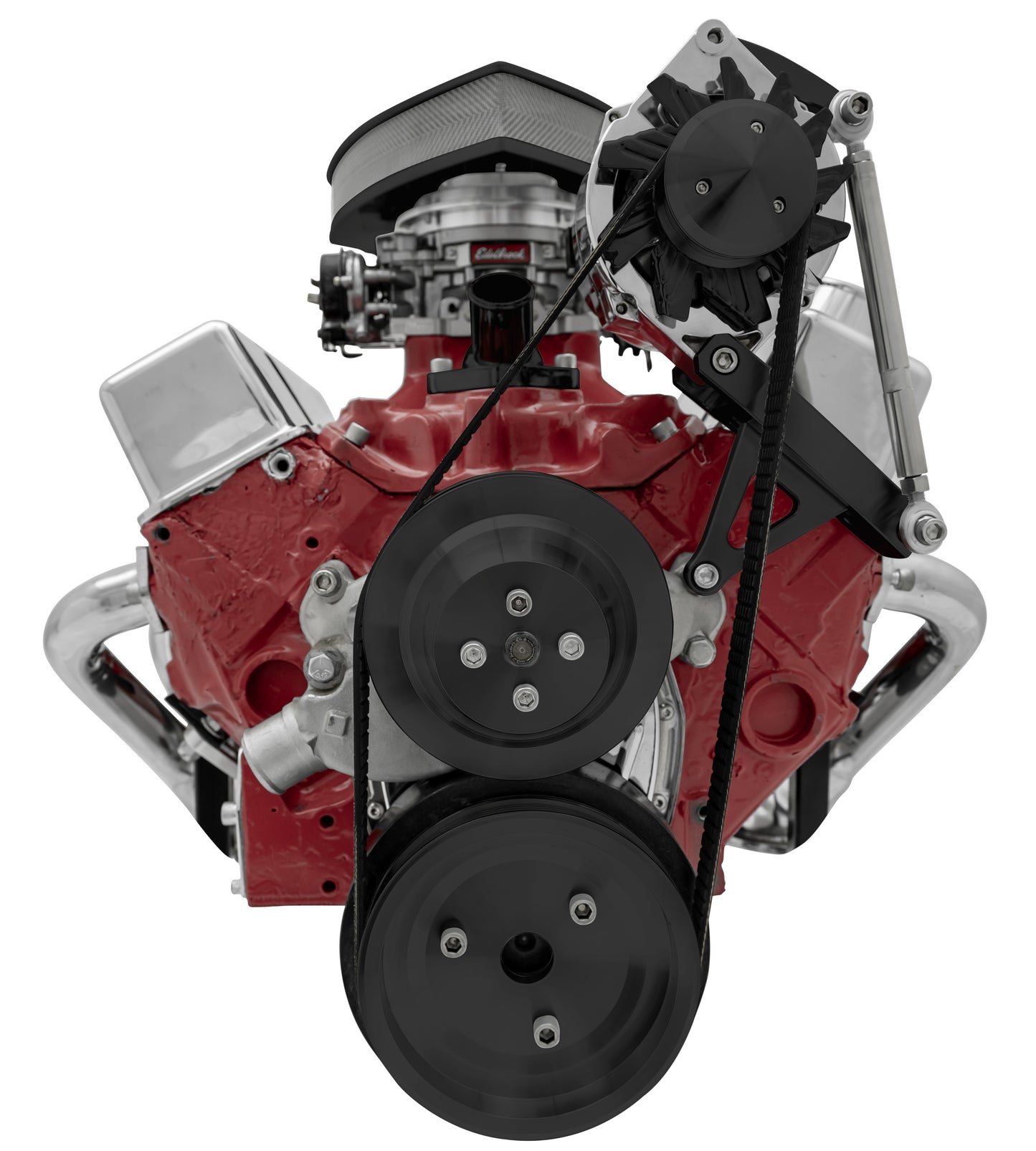 Small Block Chevy Serpentine Conversion - ALT Only - SWP - Black