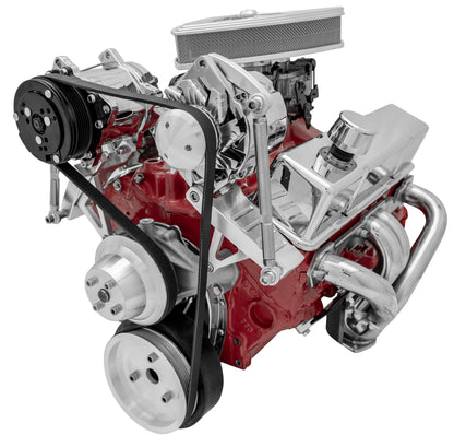 Small Block Chevy Serpentine Conversion Deluxe - AC & ALT - SWP