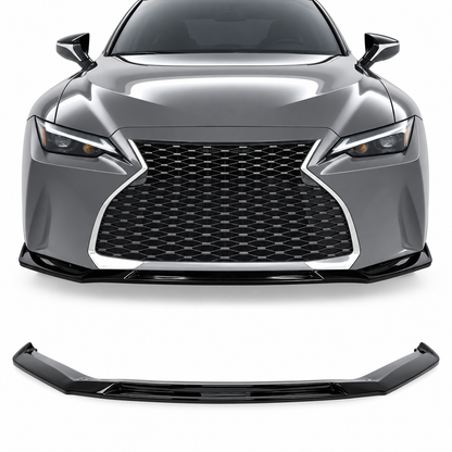 Gloss Black CS Style Front Lip Splitter for Lexus IS300 IS350