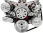 Small Block Chevy Revolver Serpentine System - AC & PS - Saginaw-Key