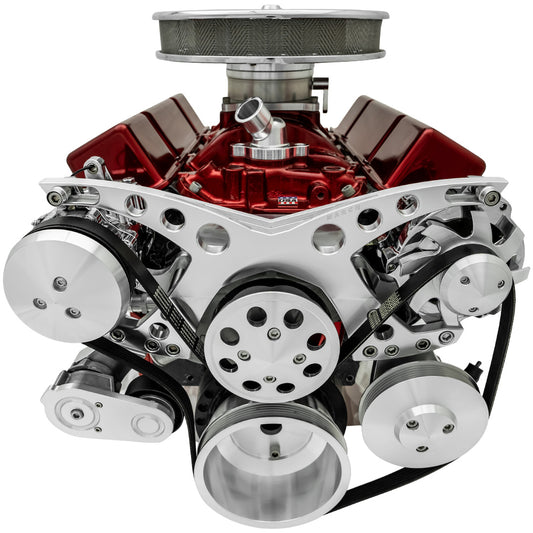 Small Block Chevy Revolver 2 Serpentine System - AC & PS - GMT2