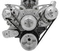 Small Block Chevy Style Track Serpentine System - PS & ALT - Billet-key