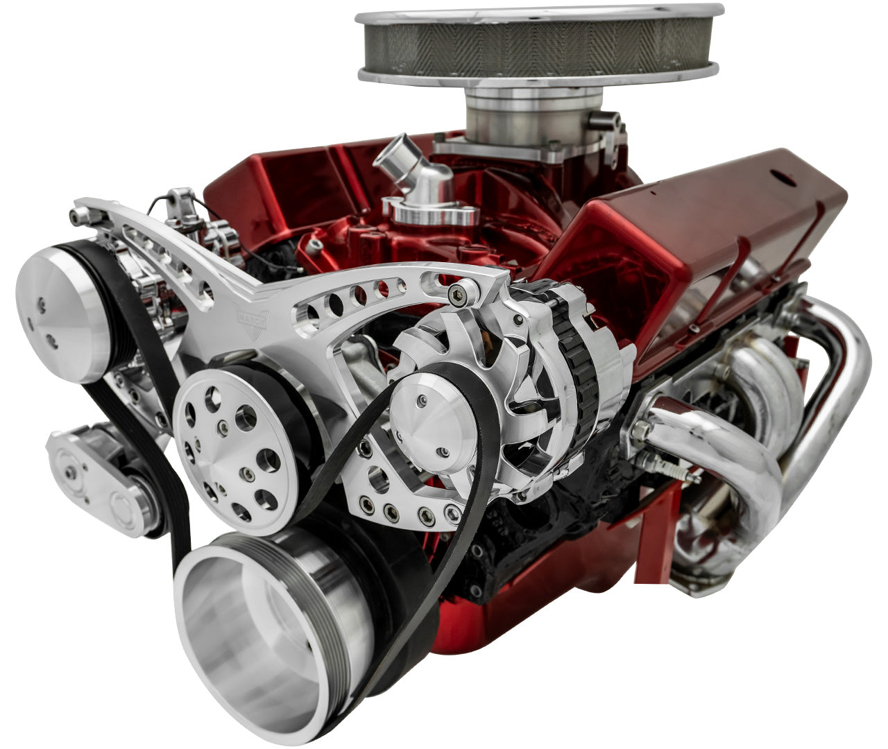 Big Block Chevy Revolver Serpentine System - AC & ALT