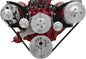 Chevy 348-409 Revolver Serpentine System - AC & PS - GMT2 - Black Onyx