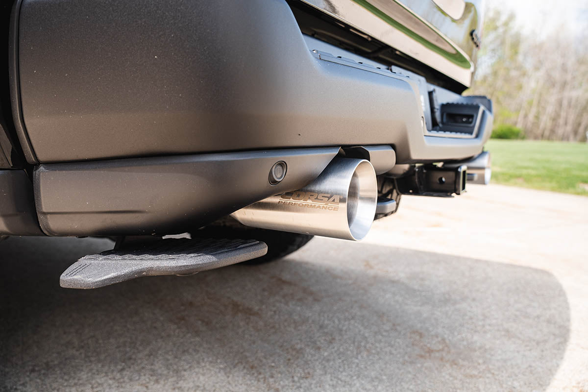 3.0in. True Dual Cat-back Exhaust System With Dual Rear Exit And Flat Cut 5.0in.