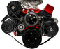 Small Block Chevy Black Sport Track Serpentine Conversion (AC/PS/ALT)
