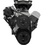 Small Block Chevy Serpentine Conversion Deluxe - Alternator Only - Black