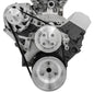 Small Block Chevy High Flow Serpentine Conversion Deluxe - ALT Only - No Covers