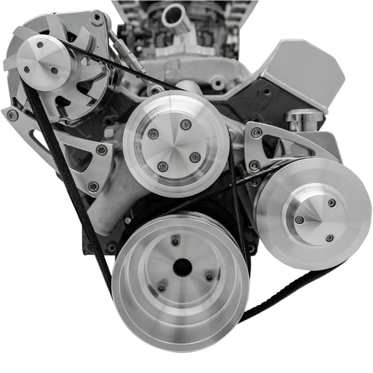 Small Block Chevy Ultra Serpentine Conversion System (PS/ALT)