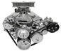 Small Block Chevy Serpentine Conversion Deluxe - AC & PS - Saginaw-Metric