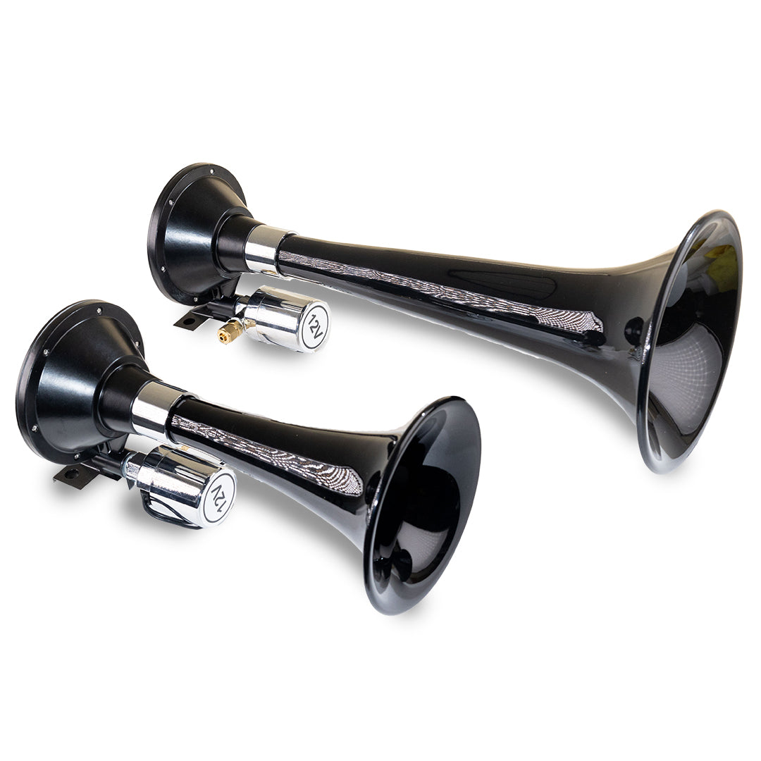 Kleinn Air Horns - 220 - Black Dual Train Horn