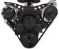 Big Block Chevy Revolver Serpentine System - PS & ALT - Saginaw-Key - Black
