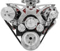 Big Block Chevy Style Track Serpentine System - EWP - PS & ALT