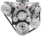 Big Block Chevy Style Track Serpentine System - EWP - AC & PS