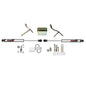 ADX 2.0 CNC Machined Polished Aluminum Dual Stabilizer Kit.