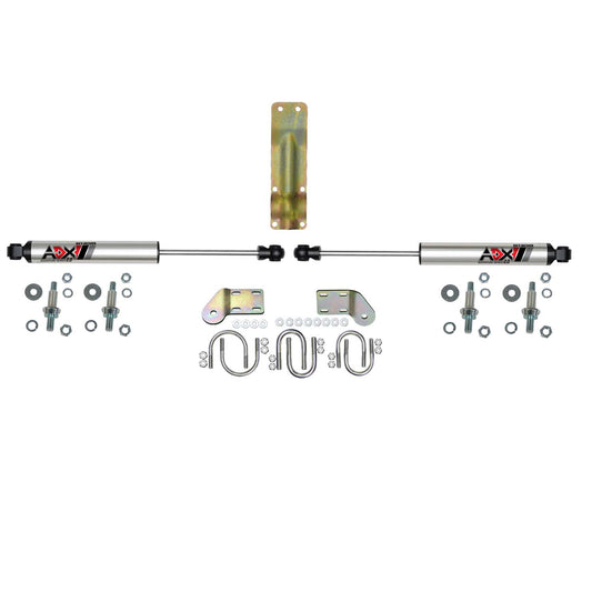 ADX 2.0 CNC Machined Polished Aluminum Dual Stabilizer Kit.