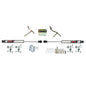 ADX 2.0 CNC Machined Polished Aluminum Dual Stabilizer Kit.