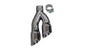 Corsa Performance 3in Inlet 4in Pro Series Twin Side Swept Exhaust Tip Kit