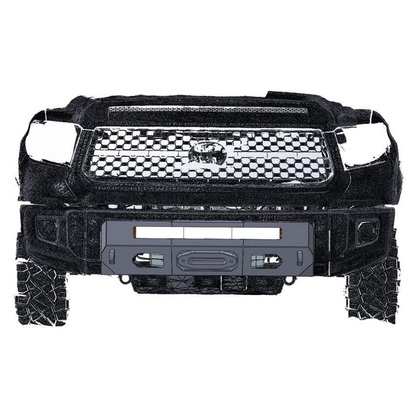 CHASSIS UNLIMITED PROLITE FRONT WINCH BUMPER - CUB990361