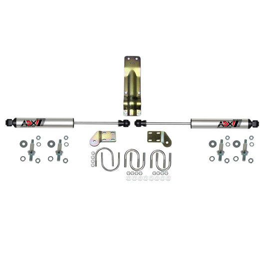 ADX 2.0 CNC Machined Polished Aluminum Dual Stabilizer Kit.