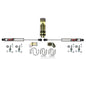 ADX 2.0 CNC Machined Polished Aluminum Dual Stabilizer Kit.