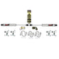 ADX 2.0 CNC Machined Polished Aluminum Dual Stabilizer Kit.