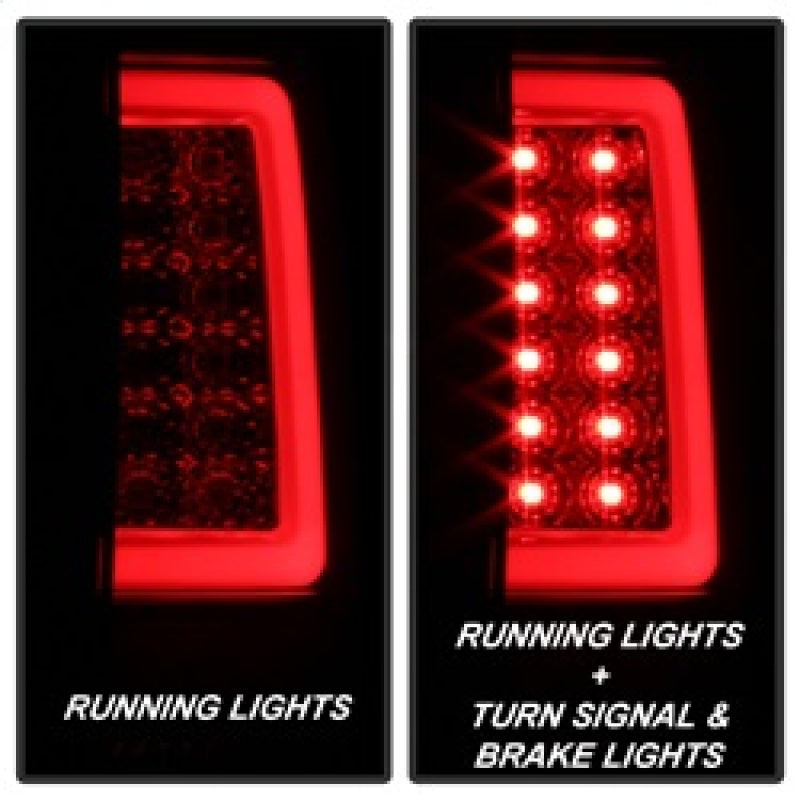 Spyder 07-13 Silverado (Will Not Work w/2010 921 Bulb)V3 Tail Lights Blk Smk ALT-YD-CS07V3-LBLED-BSM 5084095