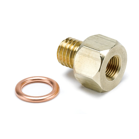 FITTING ADAPTER METRIC M12X1.75 MALE TO 1/8 In. NPTF FEMALE BRASS