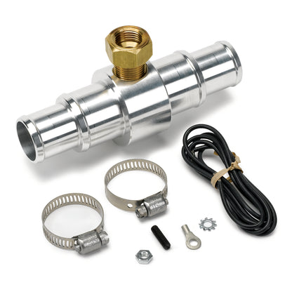 FITTING ADAPTER RADIATOR HOSE 1 In. TO 1.25 In.  3/8 In. NPTF FEMALE ALUMINUM