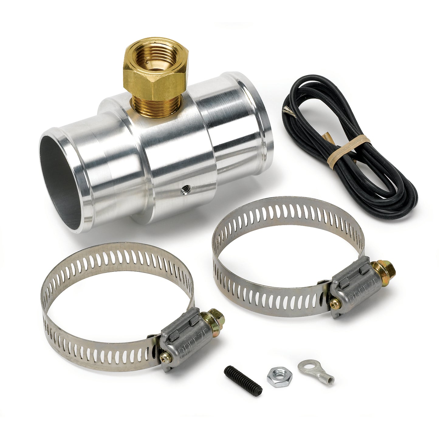 FITTING ADAPTER RADIATOR HOSE 1.5 In.  3/8 In. NPTF FEMALE ALUMINUM