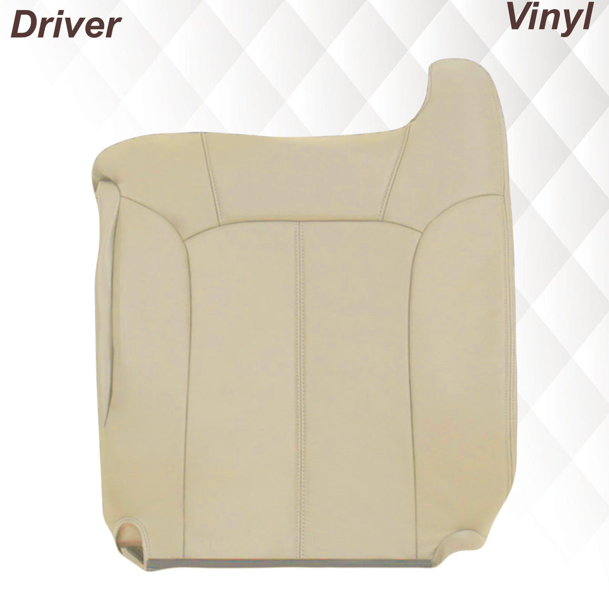 2000-2002 Chevy Tahoe/Suburban Seat Cover in Light Shale Tan: Choose From Variations