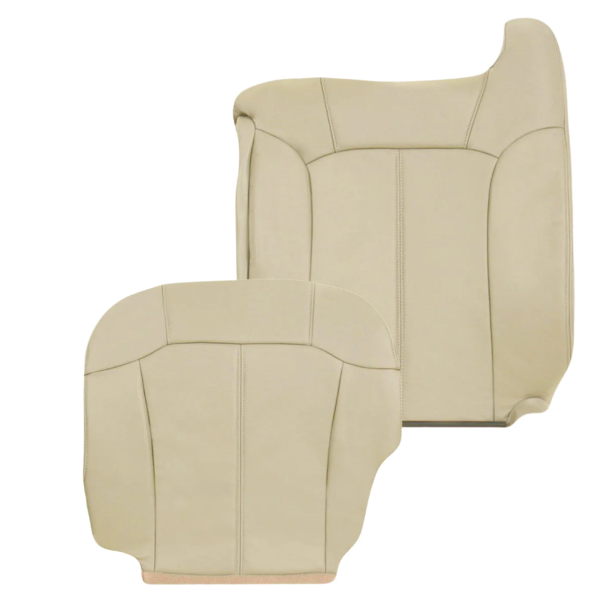 2000-2002 Chevy Tahoe/Suburban Seat Cover in Light Shale Tan: Choose From Variations