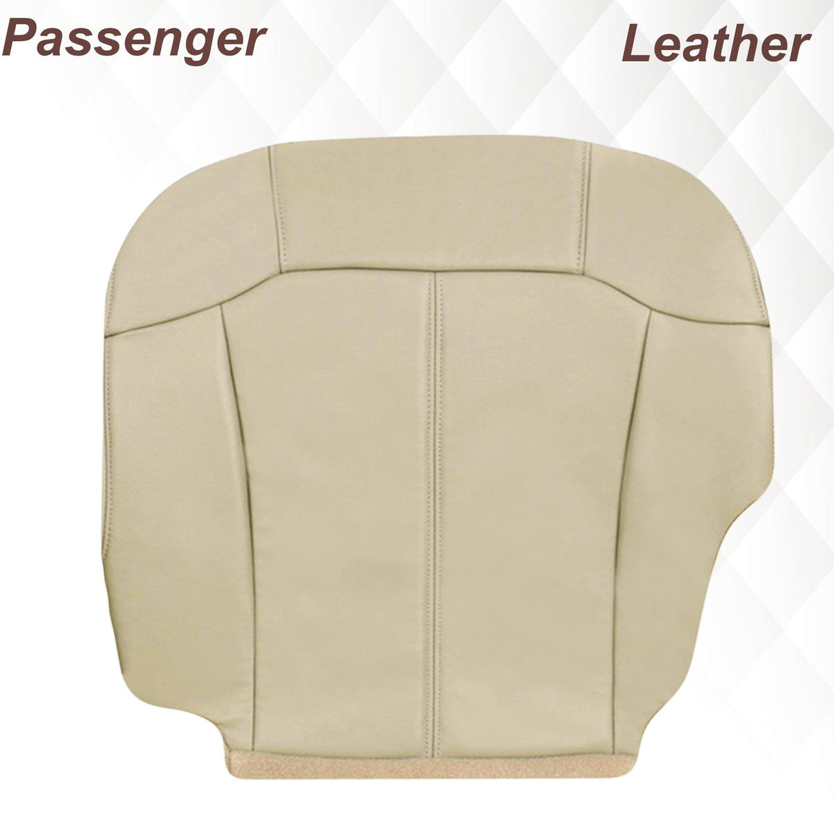 2000-2002 Chevy Tahoe/Suburban Seat Cover in Light Shale Tan: Choose From Variations