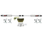ADX 2.0 CNC Machined Polished Aluminum Dual Stabilizer Kit.