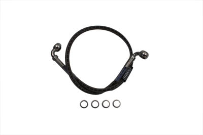 Stainless Steel 24-3/8 inch Rear Brake Hose - R08847DS