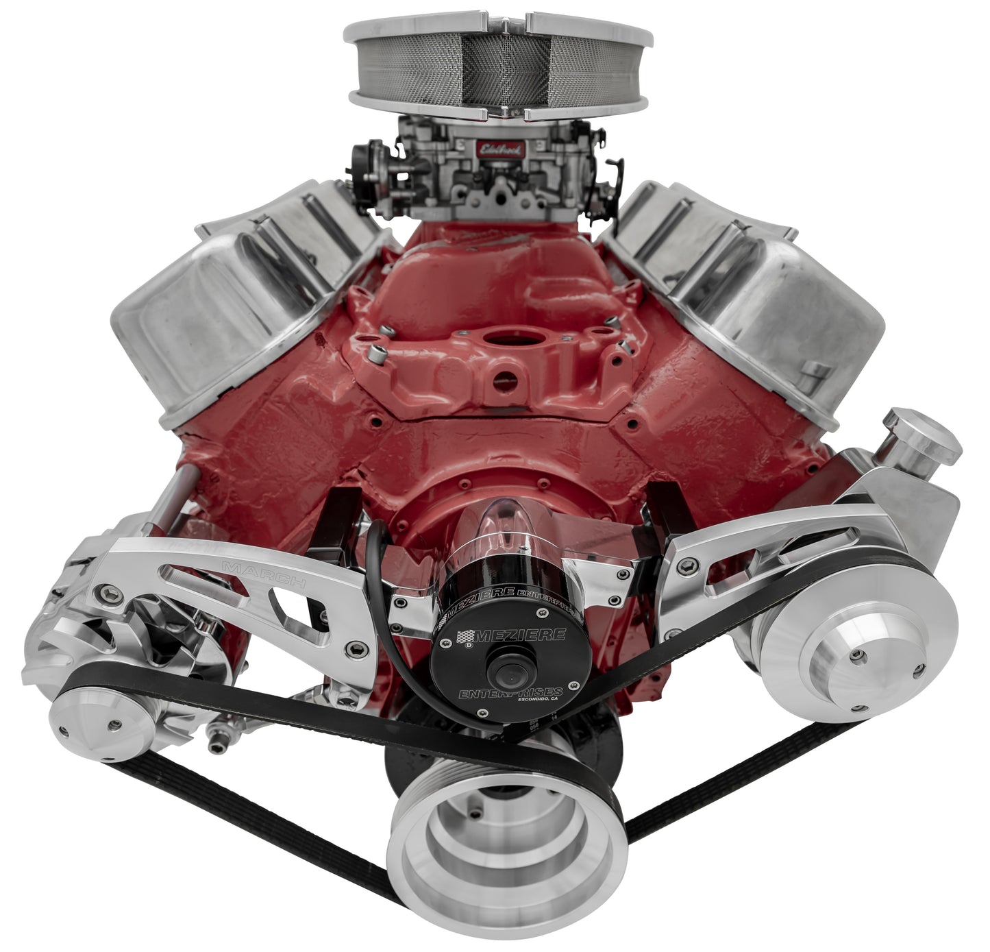 Big Block Chevy Serpentine Conversion - EWP - PS & ALT - Saginaw-Press