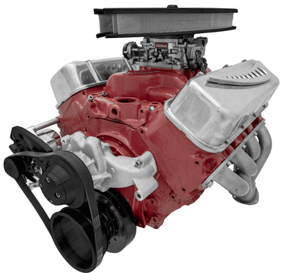 Big Block Chevy High Flow Serpentine Conversion; High; LWP; ALT Only; Black