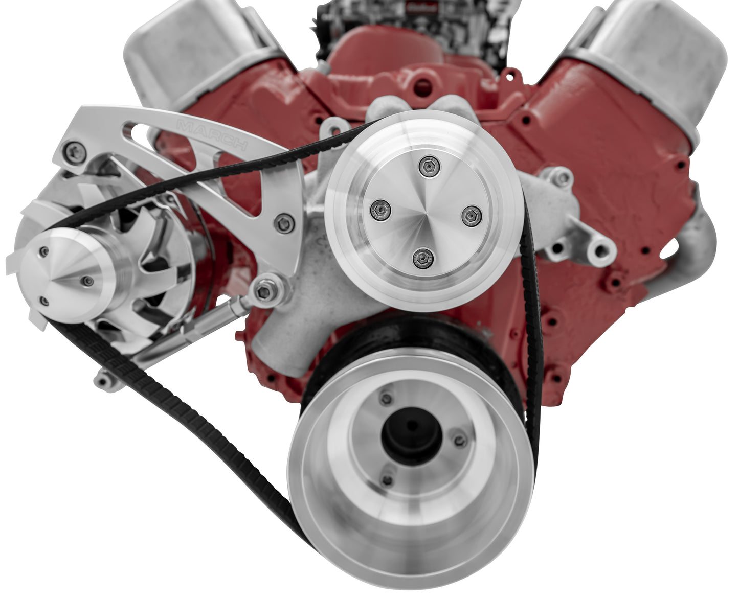 Big Block Chevy High Flow Serpentine Conversion Ultra - High - LWP - ALT Only