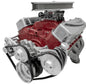 Big Block Chevy Serpentine Conversion - Chrome Accessories  PS & ALT