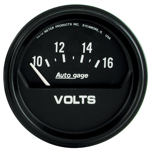 2-5/8 In. VOLTMETER 10-16V AUTO GAGE
