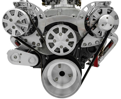 Big Block Chevy Sport Track Serpentine System - AC & ALT