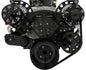 Big Block Chevy Sport Track Serpentine System - AC & PS - GMT2 - Black
