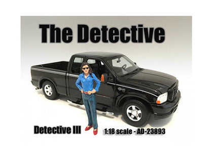 "The Detective #3" Figure For 1:18 Scale Models by American Diorama  free shipping USA