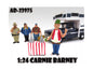 Carnie Barney "Trailer Park" Figure For 1:24 Scale Model Cars by American Diorama  free shipping USA