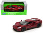 2017 Ford GT Red 1/24 - 1/27 Diecast Model Car by Welly  free shipping USA