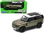 2020 Land Rover Defender Green Metallic with White Top "NEX Models" 1/26 Diecast Model Car by Welly  free shipping USA
