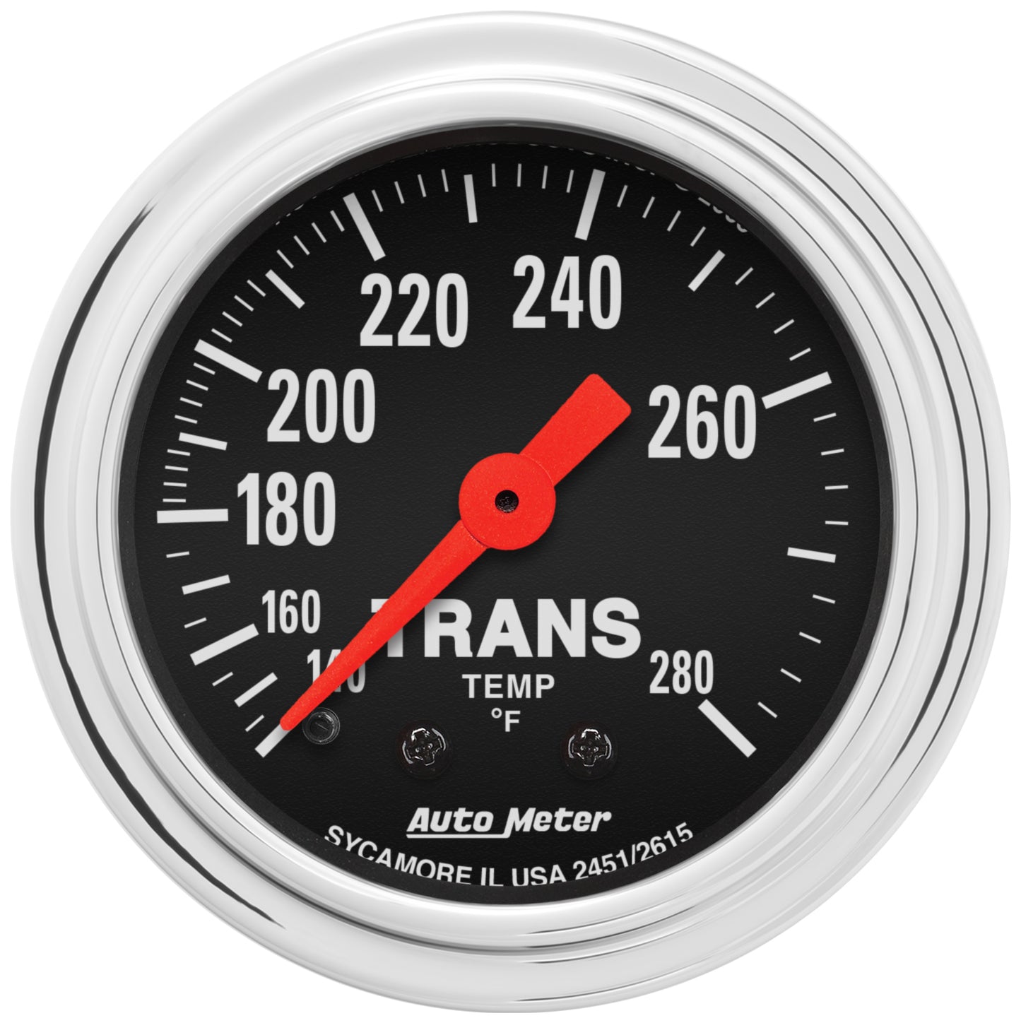 2-1/16 In. TRANSMISSION TEMPERATURE 140-280 Fahrenheit TRADITIONAL CHROME